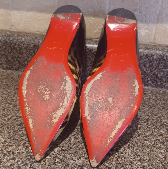 Christian louboutin leopord degrade ballet flats - Picture 2 of 5